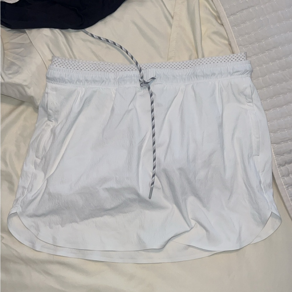 White Athleta Athletic Skort